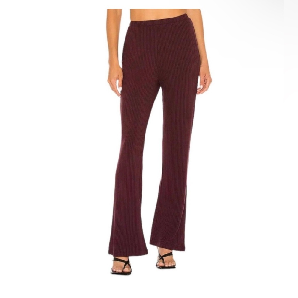 PHILANTHROPY Burgundy Reign Ribbed Knit Pant size XS. New with tag